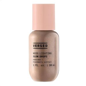 Versed Mood Lighting Luminizing Glow Drops serum with peptides & blackberry